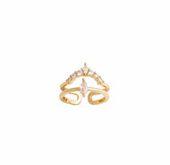 Double Cz Ring