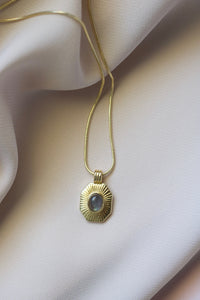Laborite Medallion Necklace