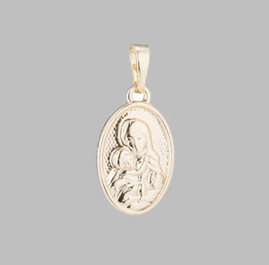 Virgin Mary/ Baby Jesus Necklace